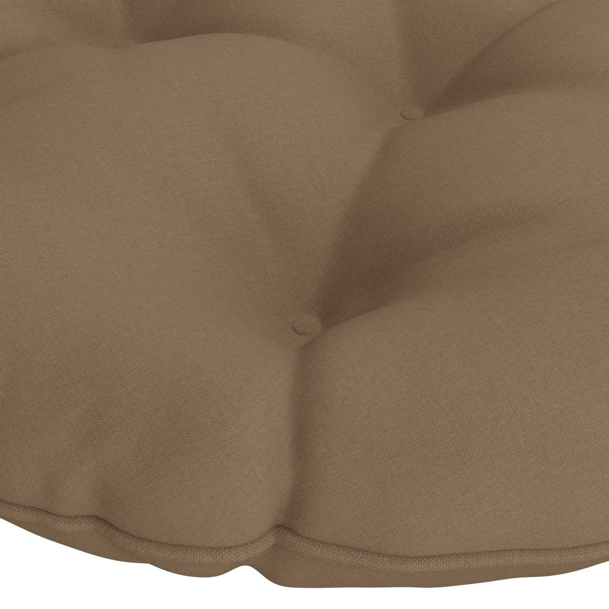 Papasan Stoel Kussen VIANEN 100% Polyester Taupe Ø 130 x 12 cm