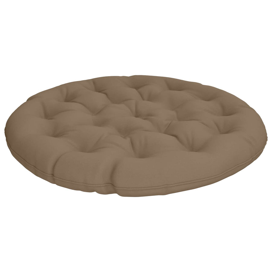 Papasan Stoel Kussen VIANEN 100% Polyester Taupe Ø 130 x 12 cm