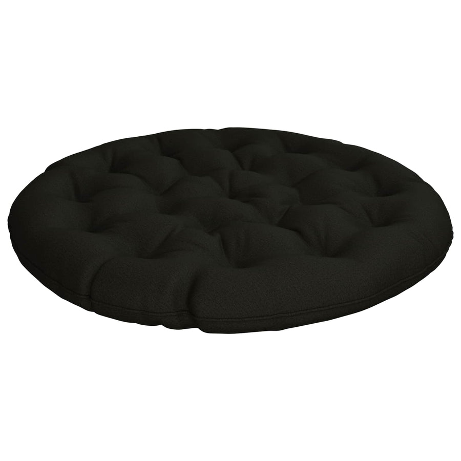 Papasan Stoel Kussen VIANEN 100% Polyester Zwart Ø 130 x 12 cm