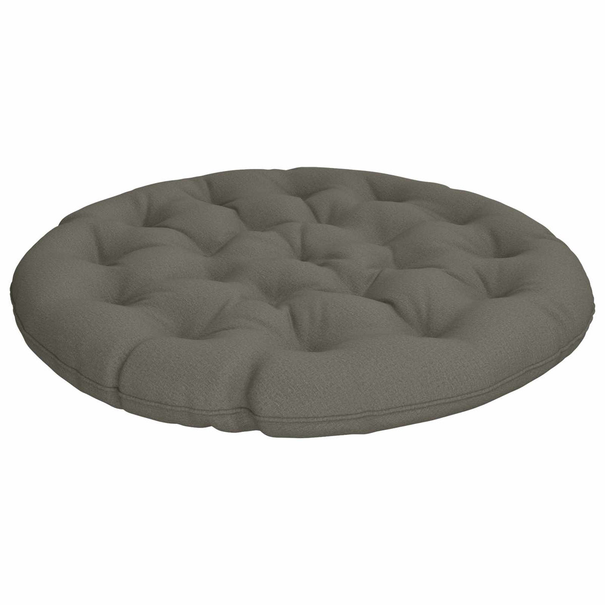 Papasan Stoel Kussen VIANEN 100% Polyester Grijs Ø 130 x 12 cm