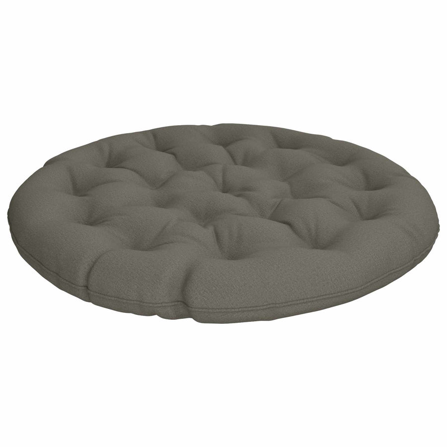 Papasan Stoel Kussen VIANEN 100% Polyester Grijs Ø 130 x 12 cm