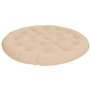 Papasan stoelkussen 100% polyester crèmekleurig