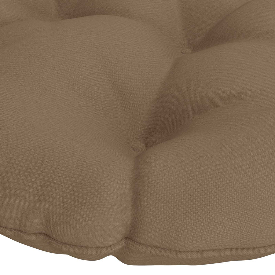 Papasan Stoel Kussen VIANEN 100% Polyester Taupe Ø 120 x 12 cm