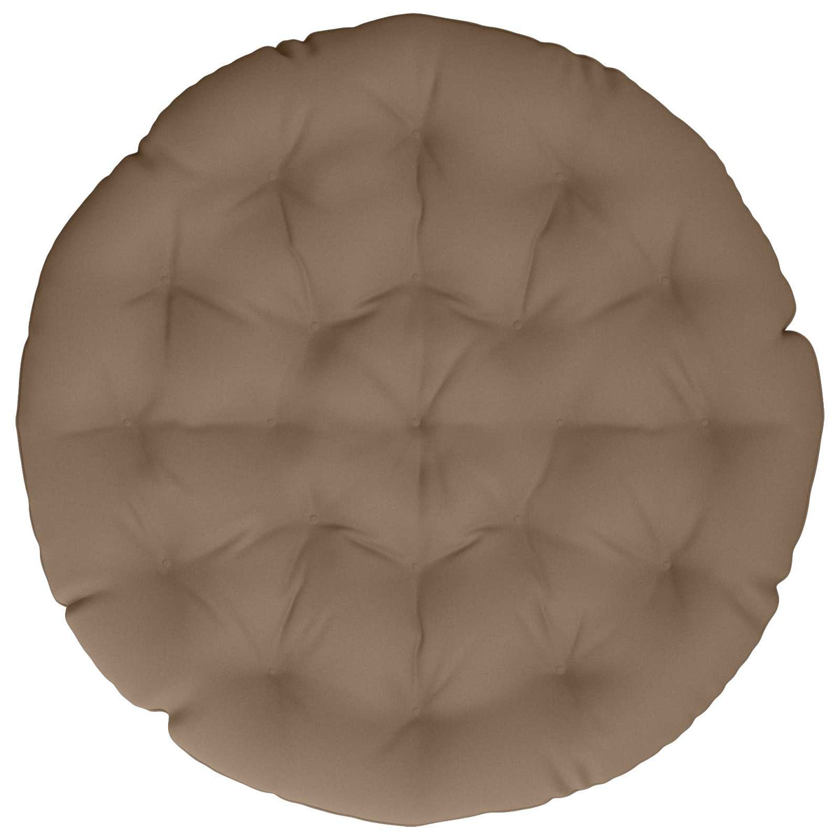 Papasan Stoel Kussen VIANEN 100% Polyester Taupe Ø 120 x 12 cm