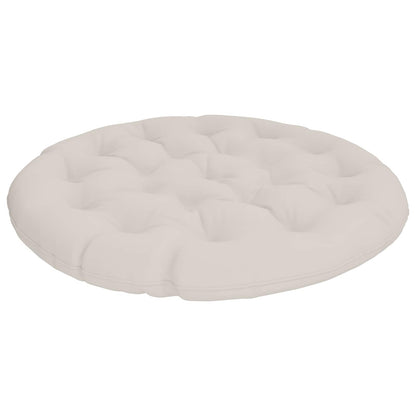 Papasan Stoel Kussen VIANEN 100% Polyester Wit Ø 120 x 12 cm
