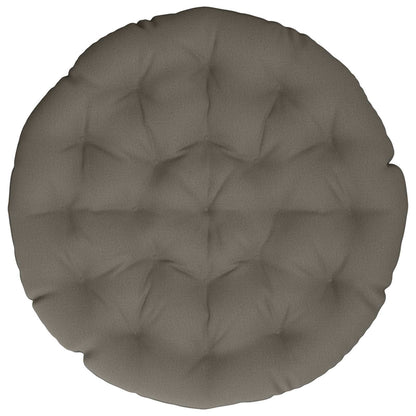 Papasan Stoel Kussen VIANEN 100% Polyester Grijs Ø 120 x 12 cm