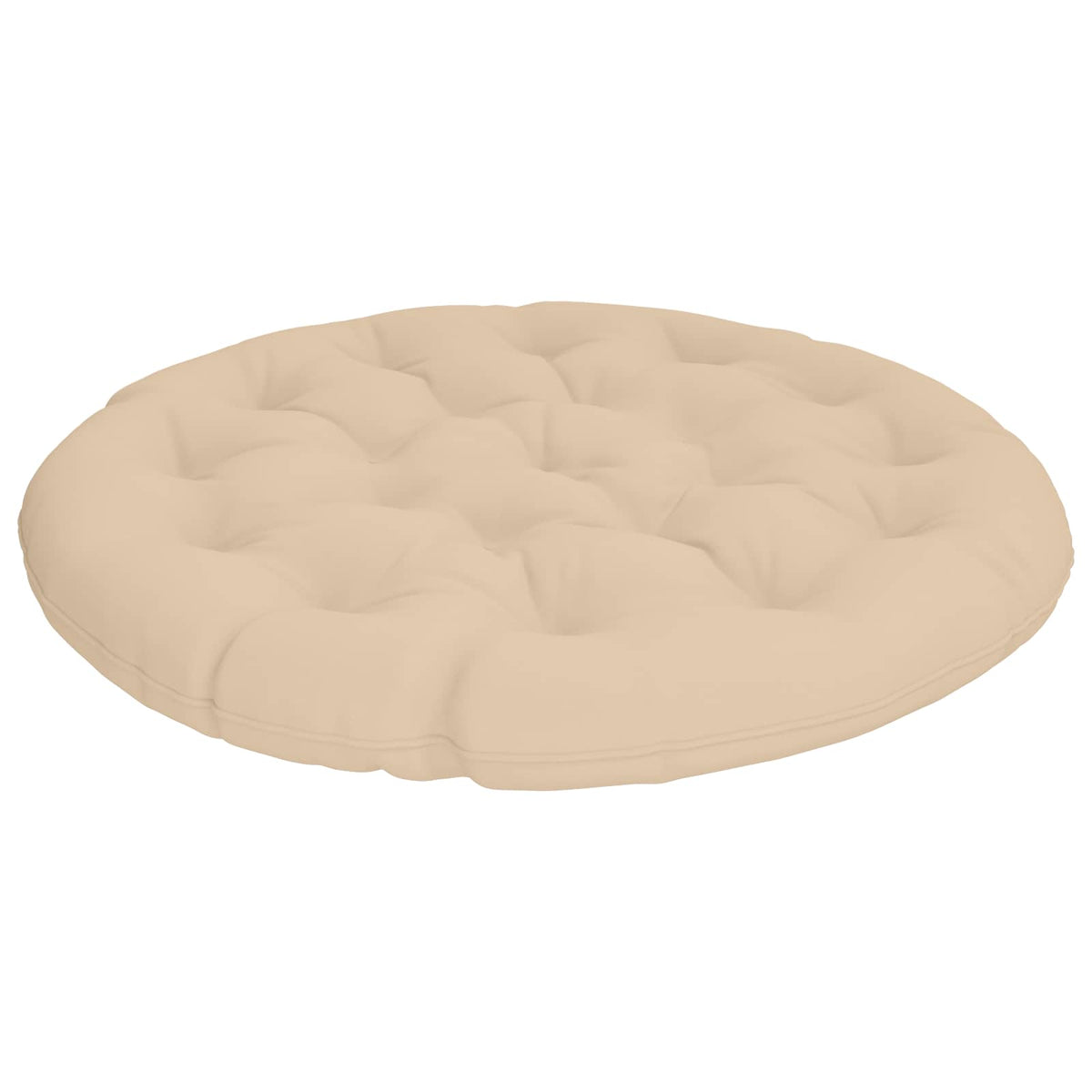 Papasan Stoel Kussen VIANEN 100% Polyester Crèmekleurig