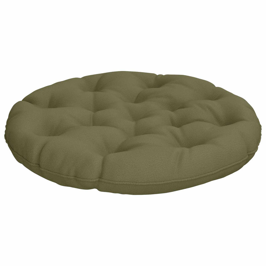 Hangstoel Kussen VIANEN 100% Polyester Olijfgroen Ø 80 x 12 cm
