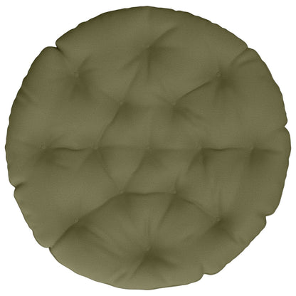 Hangstoel Kussen VIANEN 100% Polyester Olijfgroen Ø 80 x 12 cm