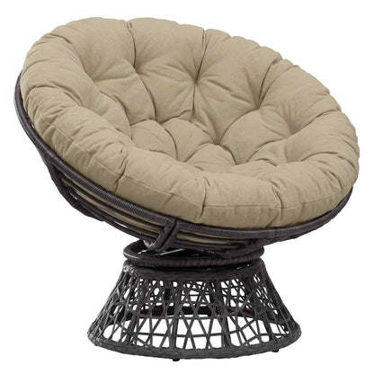 Hangstoel Kussen VIANEN 100% Polyester Lichtgroen Ø 80 x 12 cm
