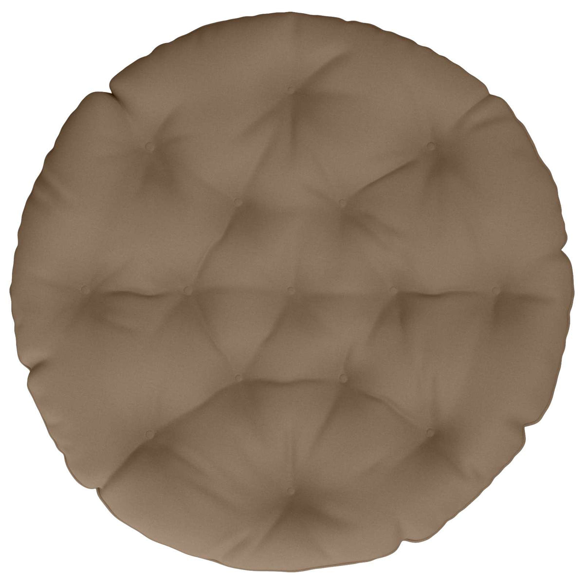Hangstoel Kussen VIANEN 100% Polyester Taupe Ø 80 x 12 cm