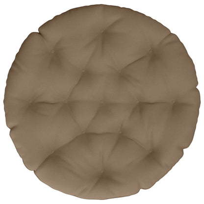 Hangstoel Kussen VIANEN 100% Polyester Taupe Ø 80 x 12 cm