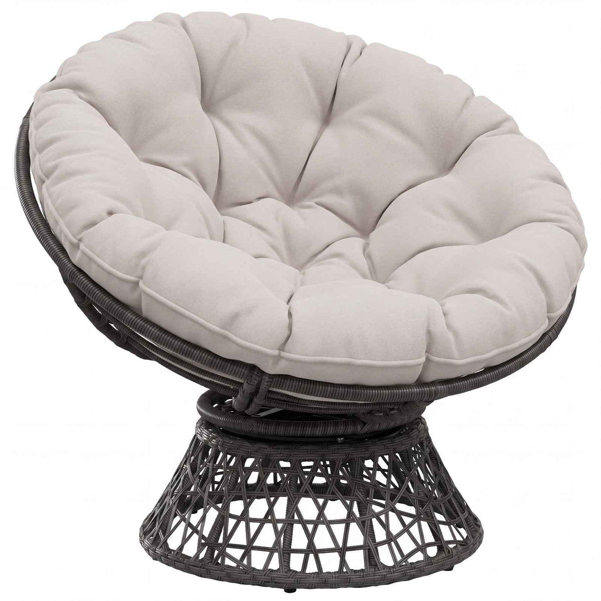 Hangstoel Kussen VIANEN 100% Polyester Wit Ø 80 x 12 cm