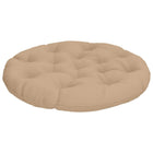 Hangstoelkussen rond 80x12 cm polyester zand