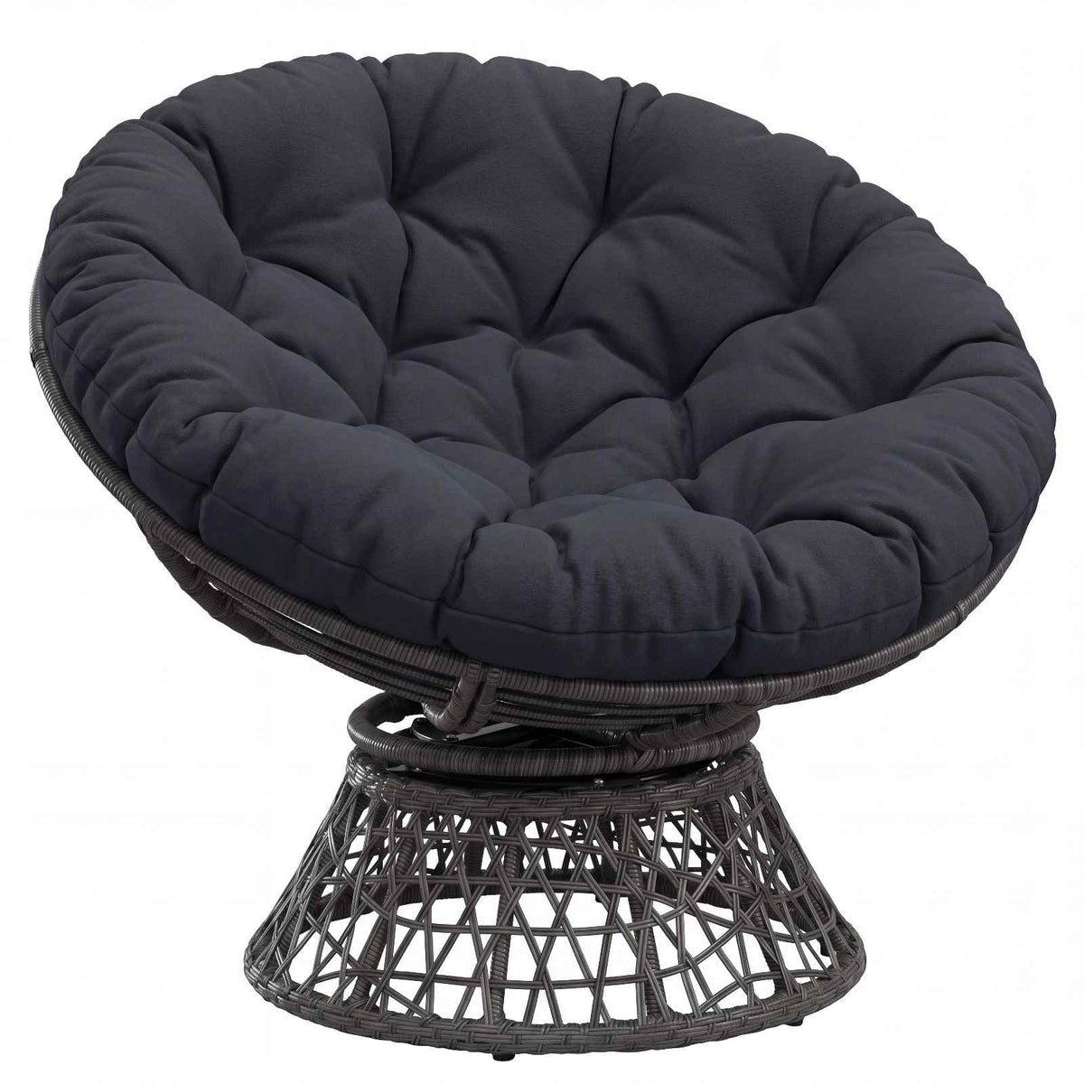 Hangstoel Kussen VIANEN 100% Polyester Donkerblauw Ø 80 x 12 cm