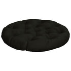 Hangstoelkussen 80x12 cm polyester zwart