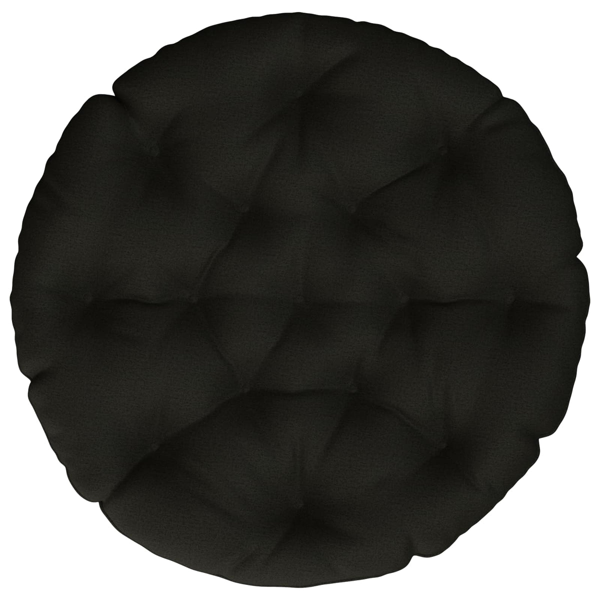 Hangstoel Kussen VIANEN 100% Polyester Zwart Ø 80 x 12 cm