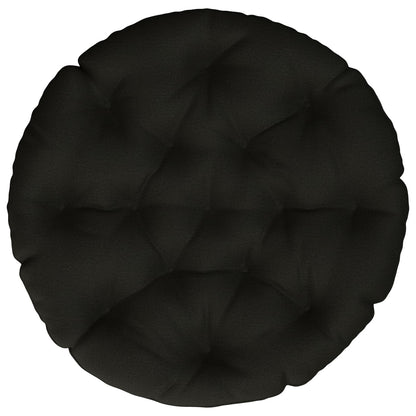 Hangstoel Kussen VIANEN 100% Polyester Zwart Ø 80 x 12 cm
