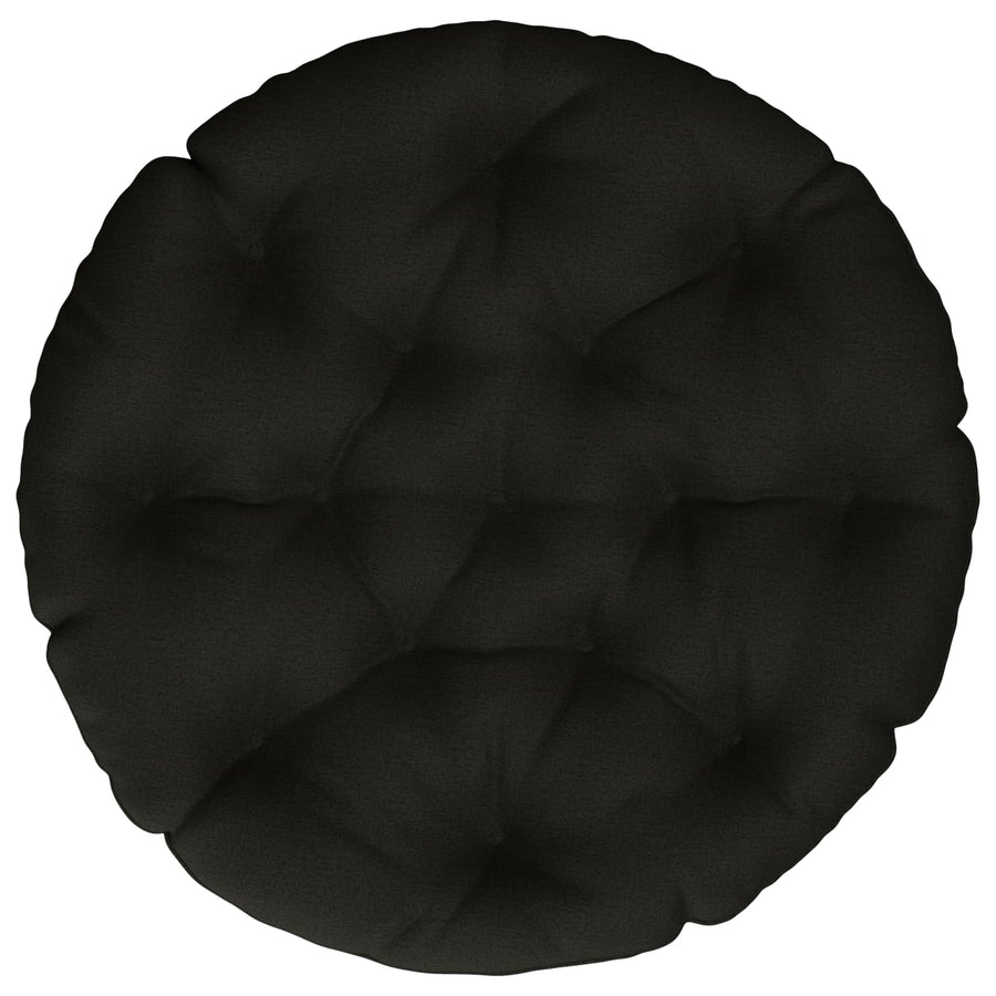 Hangstoel Kussen VIANEN 100% Polyester Zwart Ø 80 x 12 cm