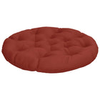 Hangstoelkussen rond Ø 80x12 cm rood polyester