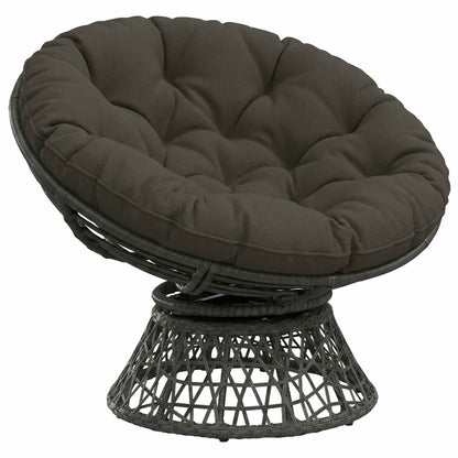Hangstoel Kussen VIANEN 100% Polyester Antraciet Ø 80 x 12 cm