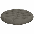 Hangstoelkussen rond Ø80 cm grijs