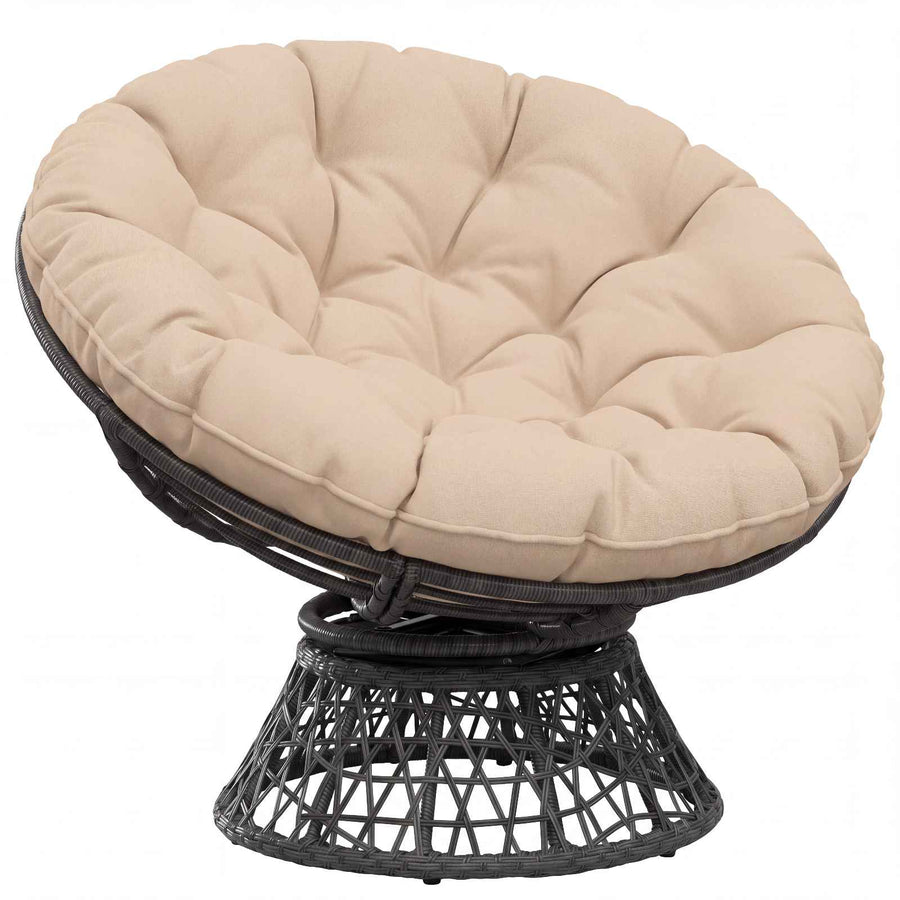 Hangstoel Kussen VIANEN 100% Polyester Crèmekleurig