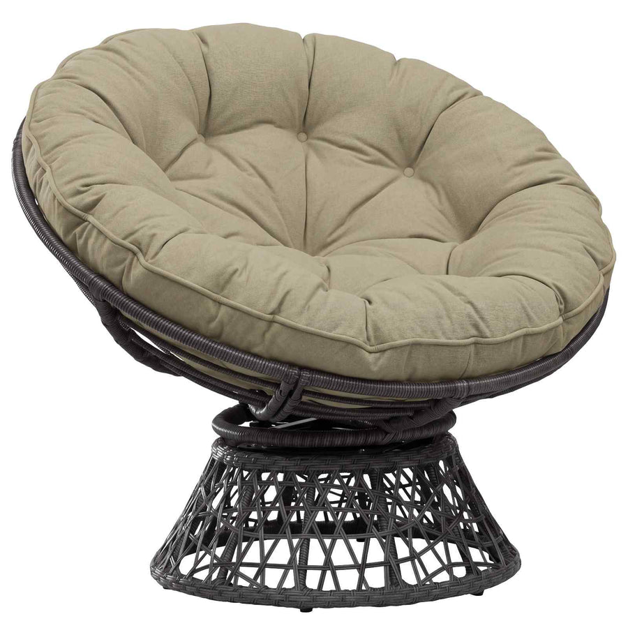 Hangstoel Kussen VIANEN 100% Polyester Lichtgroen Ø 60 x 10 cm