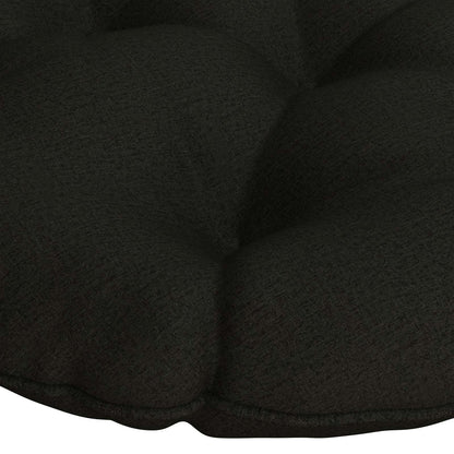 Hangstoel Kussen VIANEN 100% Polyester Zwart Ø 60 x 10 cm