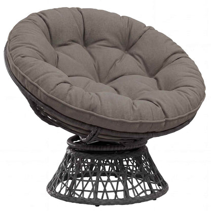 Hangstoel Kussen VIANEN 100% Polyester Grijs Ø 60 x 10 cm