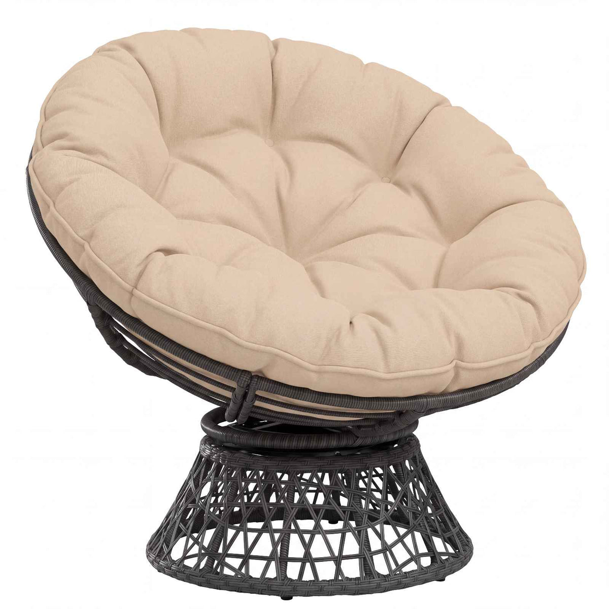 Hangstoel Kussen VIANEN 100% Polyester Crèmekleurig
