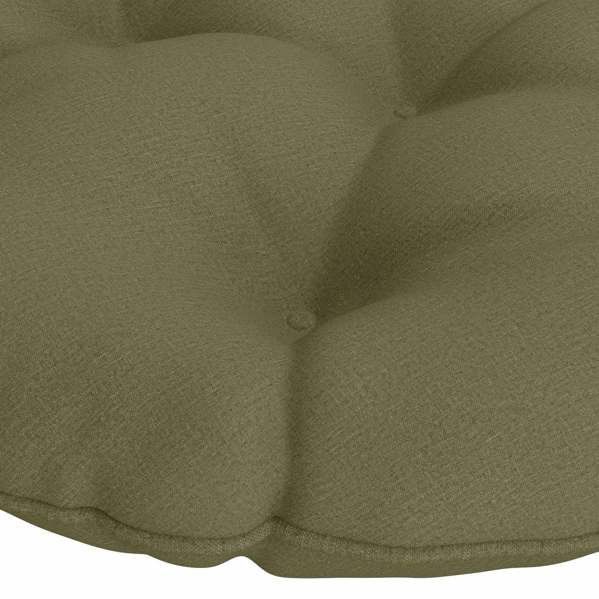 Hangstoel Kussen VIANEN 100% Polyester Olijfgroen Ø 50 x 10 cm