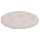 Hangstoelkussen rond Ø 50 cm wit polyester