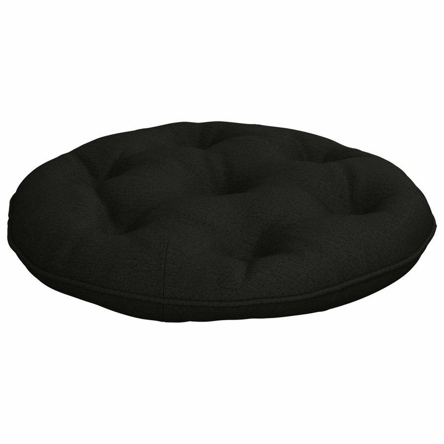 Hangstoel Kussen VIANEN 100% Polyester Zwart Ø 50 x 10 cm