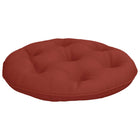 Hangstoelkussen rond 50x10 cm rood