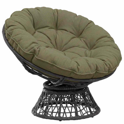 Hangstoel Kussen VIANEN 100% Polyester Olijfgroen Ø 45 x 10 cm