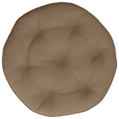 Hangstoel Kussen VIANEN 100% Polyester Taupe Ø 45 x 10 cm