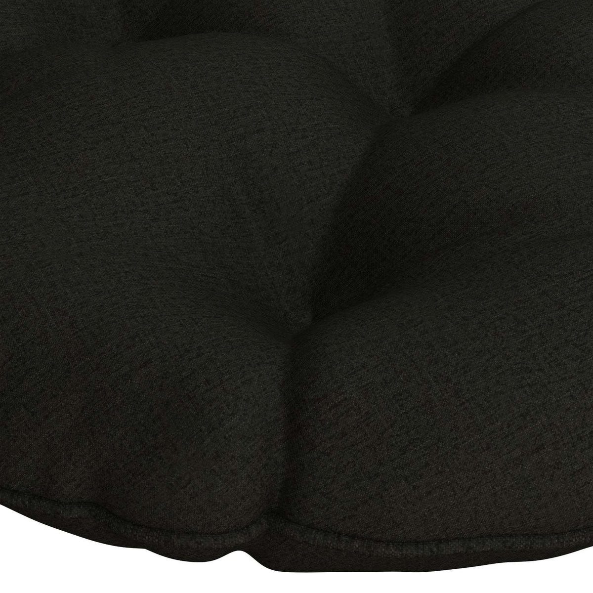 Hangstoel Kussen VIANEN 100% Polyester Zwart Ø 45 x 10 cm