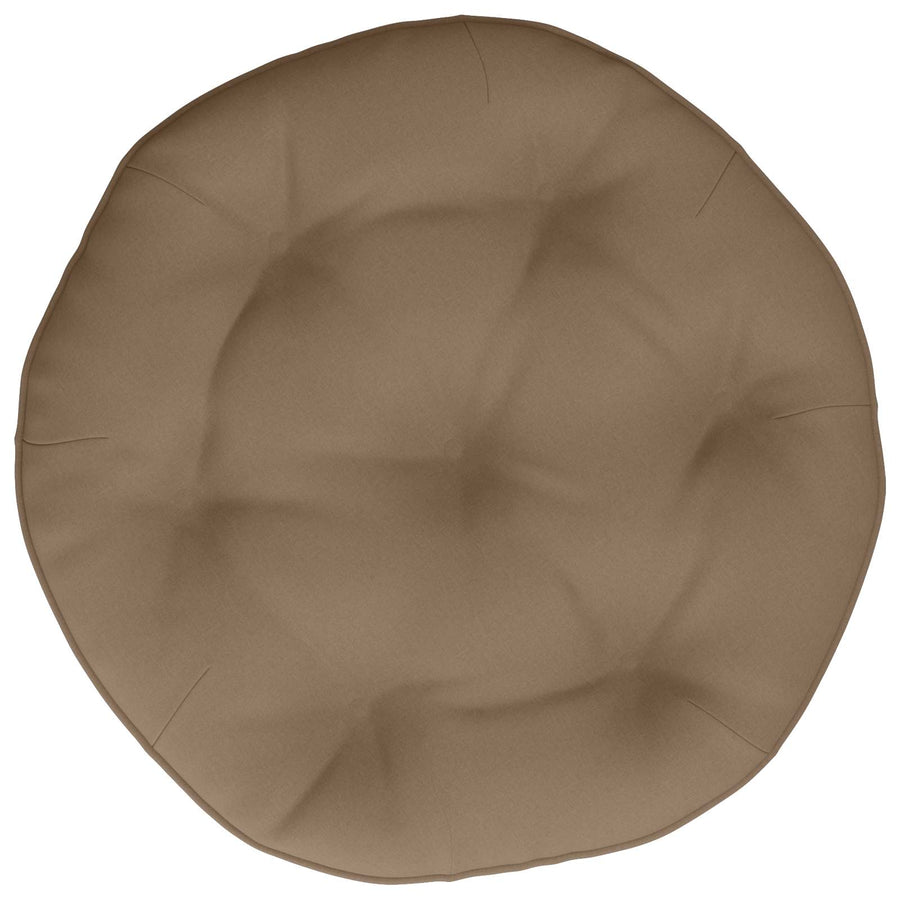 Hangstoel Kussen VIANEN 100% Polyester Taupe Ø 40 x 10 cm