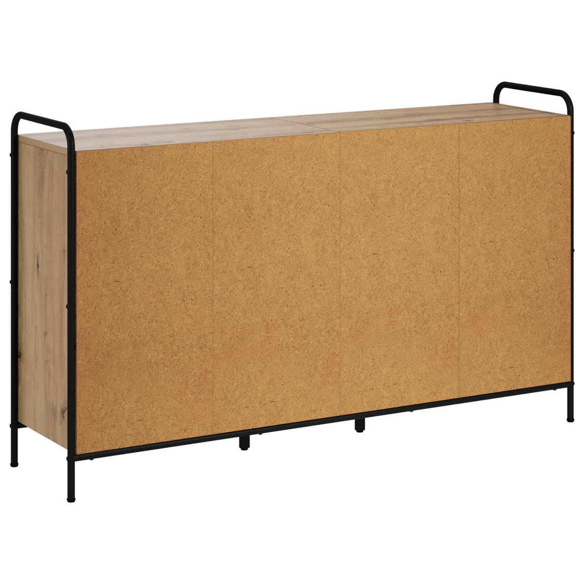Dressoir Artisanaal eiken 97 x 33 x 81 cm Bewerkt hout