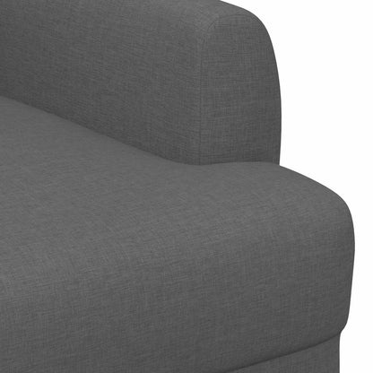 Loungebank met knopencomfort Donkergrijs 116 x 67 x 80 cm Stof