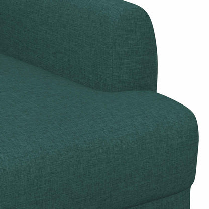 Loungebank met knopencomfort Donkergroen 116 x 67 x 80 cm Stof