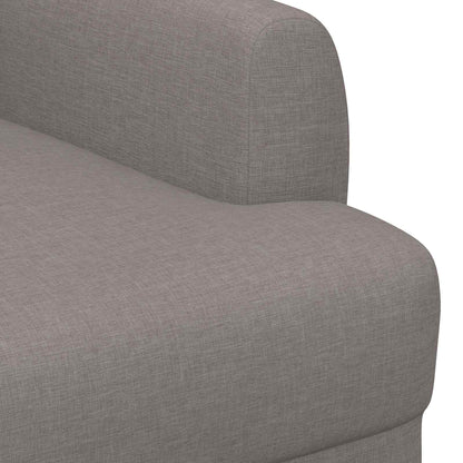 Loungebank met knopencomfort Taupe 116 x 67 x 80 cm Stof