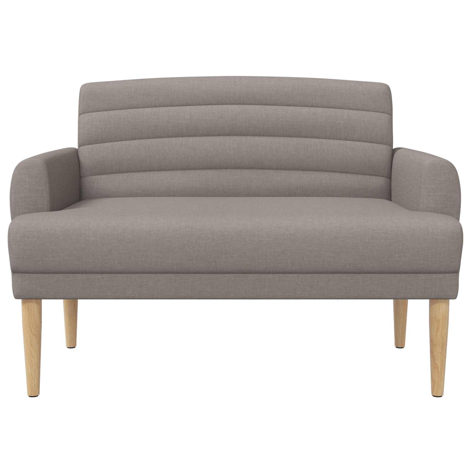 Loungebank met knopencomfort Taupe 116 x 67 x 80 cm Stof