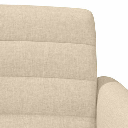 Loungebank met knopencomfort Crèmekleurig 116 x 67 x 80 cm Stof
