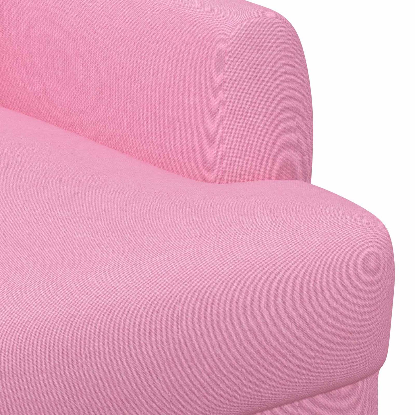 Loungebank met knopencomfort Roze 116 x 67 x 80 cm Stof