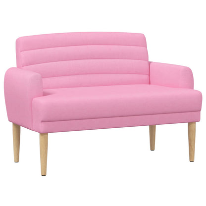 Loungebank met knopencomfort Roze 116 x 67 x 80 cm Stof