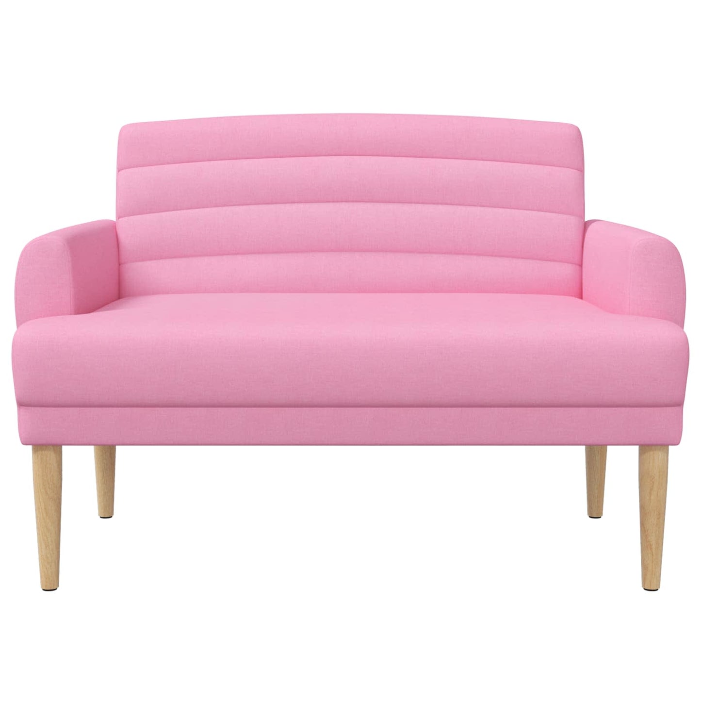 Loungebank met knopencomfort Roze 116 x 67 x 80 cm Stof
