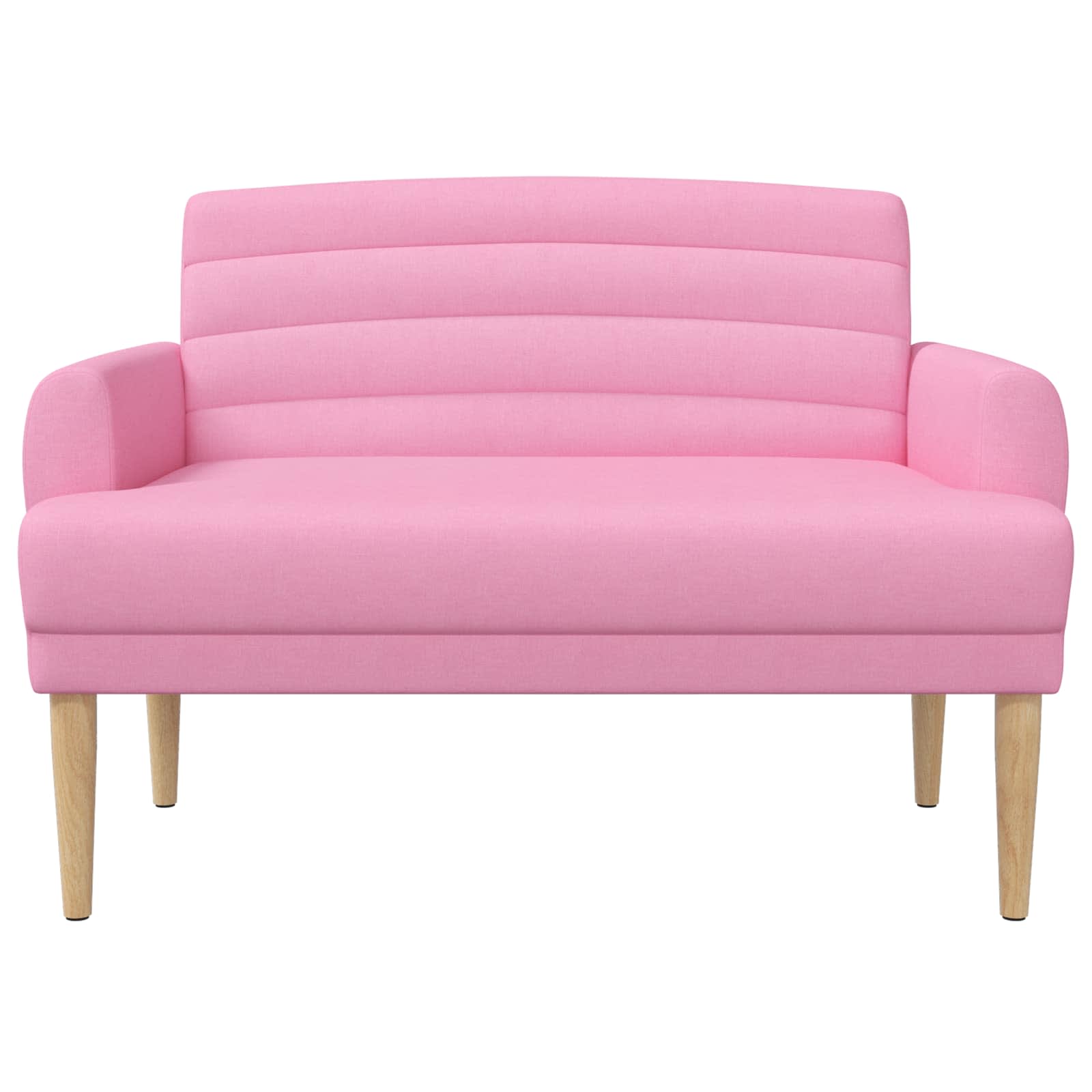 Loungebank met knopencomfort Roze 116 x 67 x 80 cm Stof