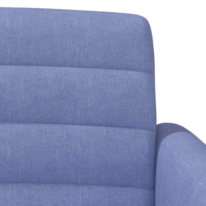 Loungebank met knopencomfort Jeans Blauw 116 x 67 x 80 cm Stof